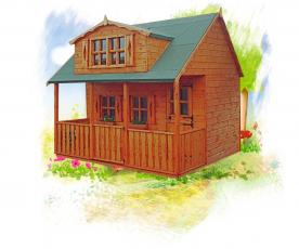 Casita infantil Blancanieves de 3.00 x 2.40 m.